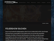 Tablet Screenshot of feuer-shows.de